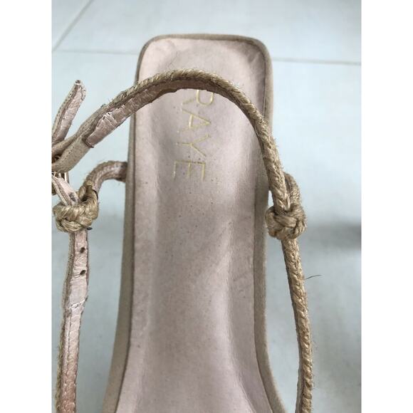 Revolve X Raye Cherie Rainbow Jute Strappy Sandals - Picture 4 of 12